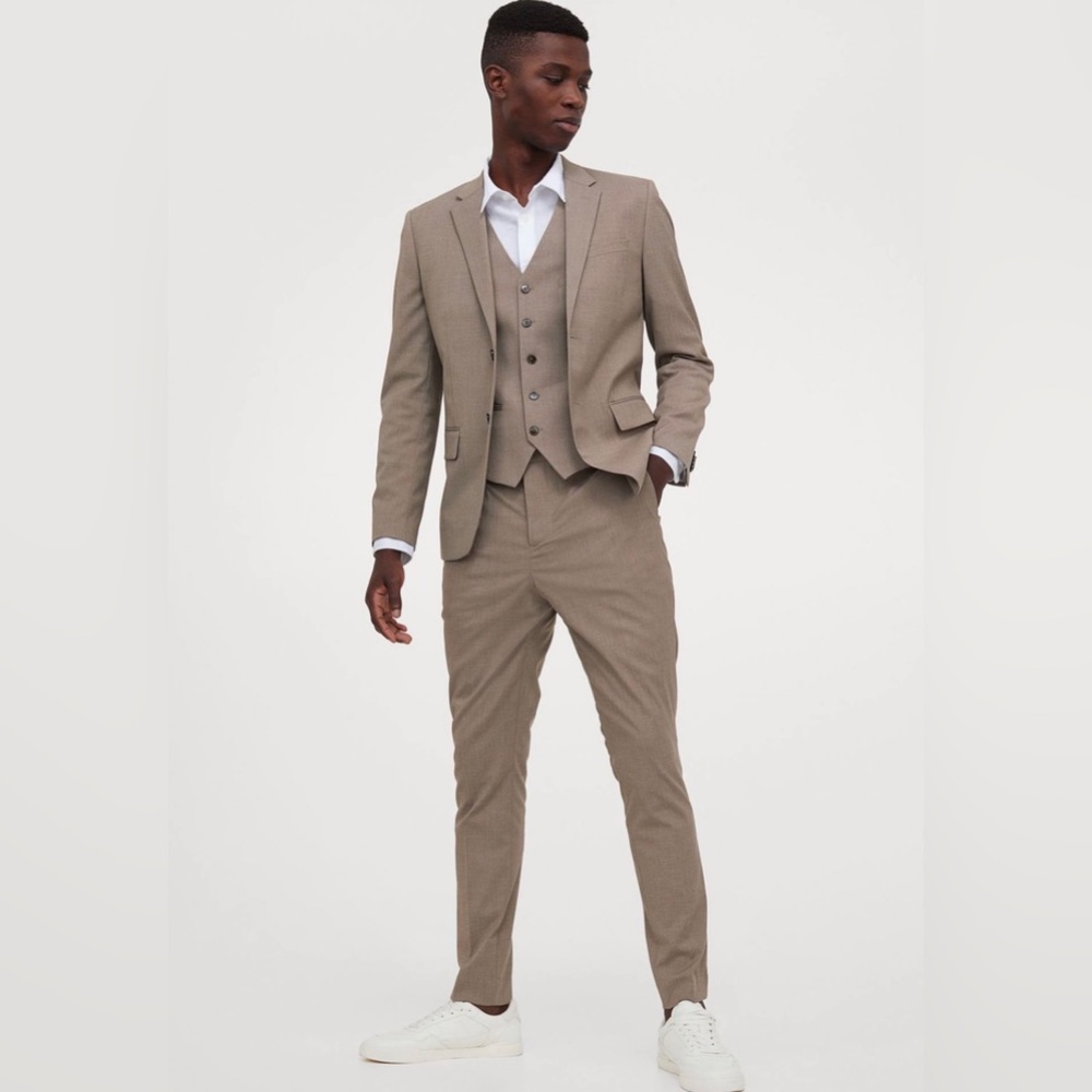 Brand New Man Skinny Fit Suit Pants